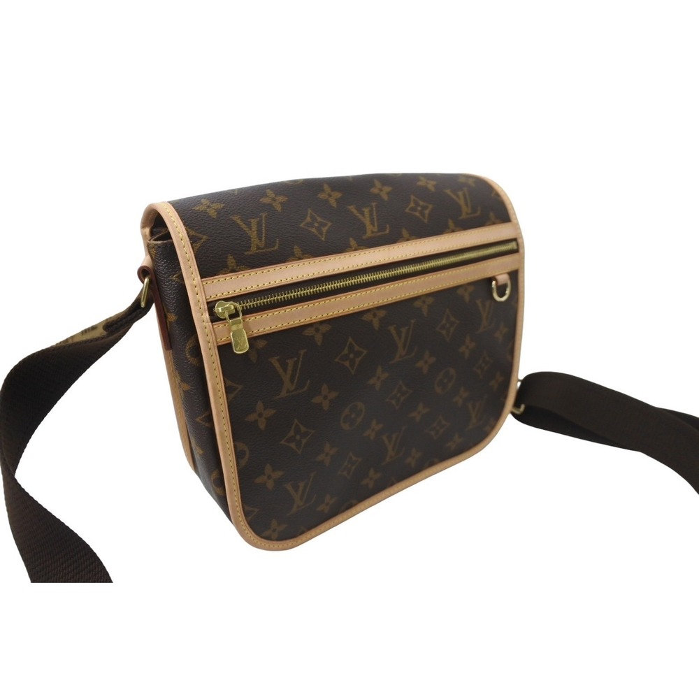 LOUIS VUITTON Monogram Bosphore Messenger Bag Brown Logo Crossbody Shoulder - Picture 4 of 9